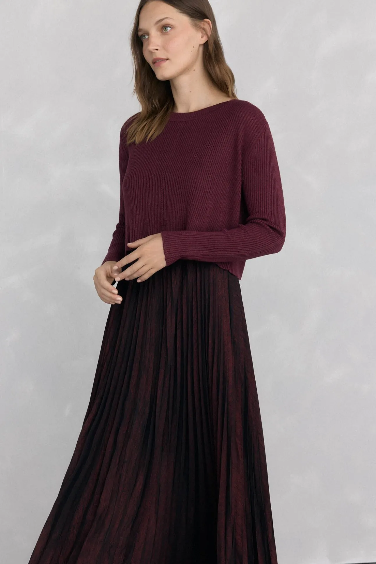 Vestido dos piezas brillo