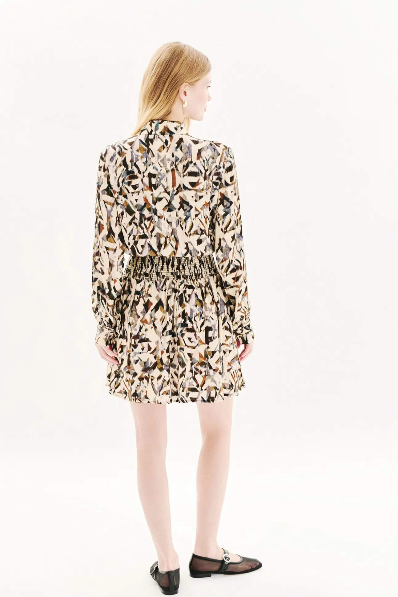 Vestido estampado 100% viscosa