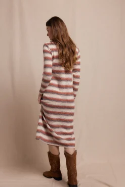Vestido estructura multicolor