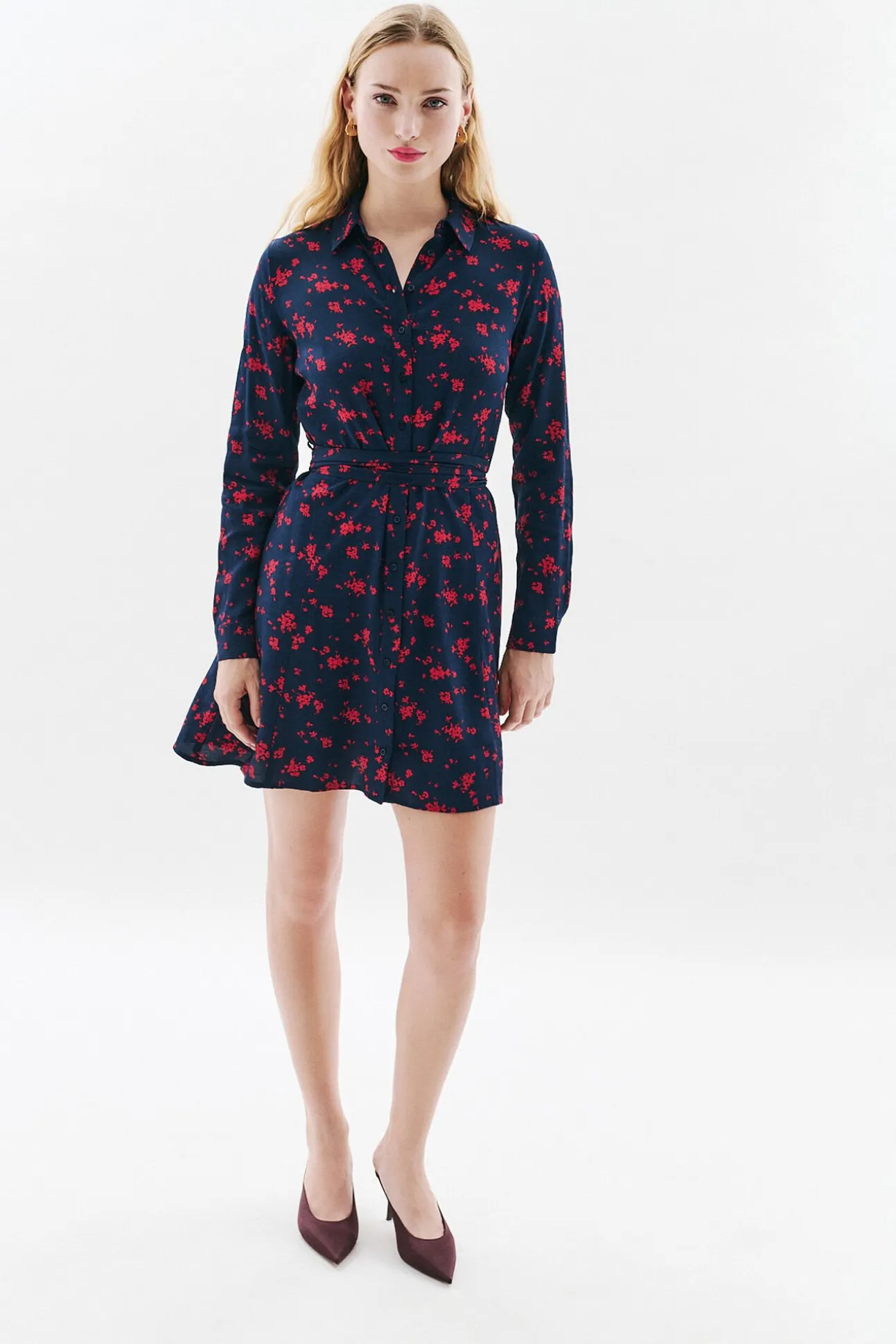 Vestido flores 100% viscosa