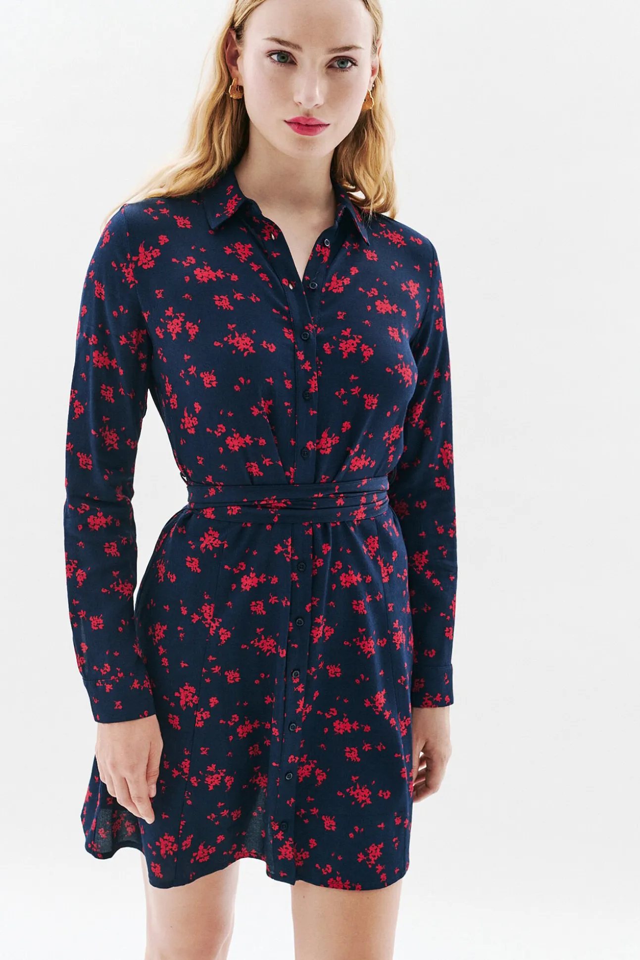 Vestido flores 100% viscosa