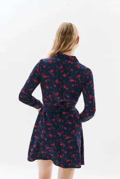 Vestido flores 100% viscosa