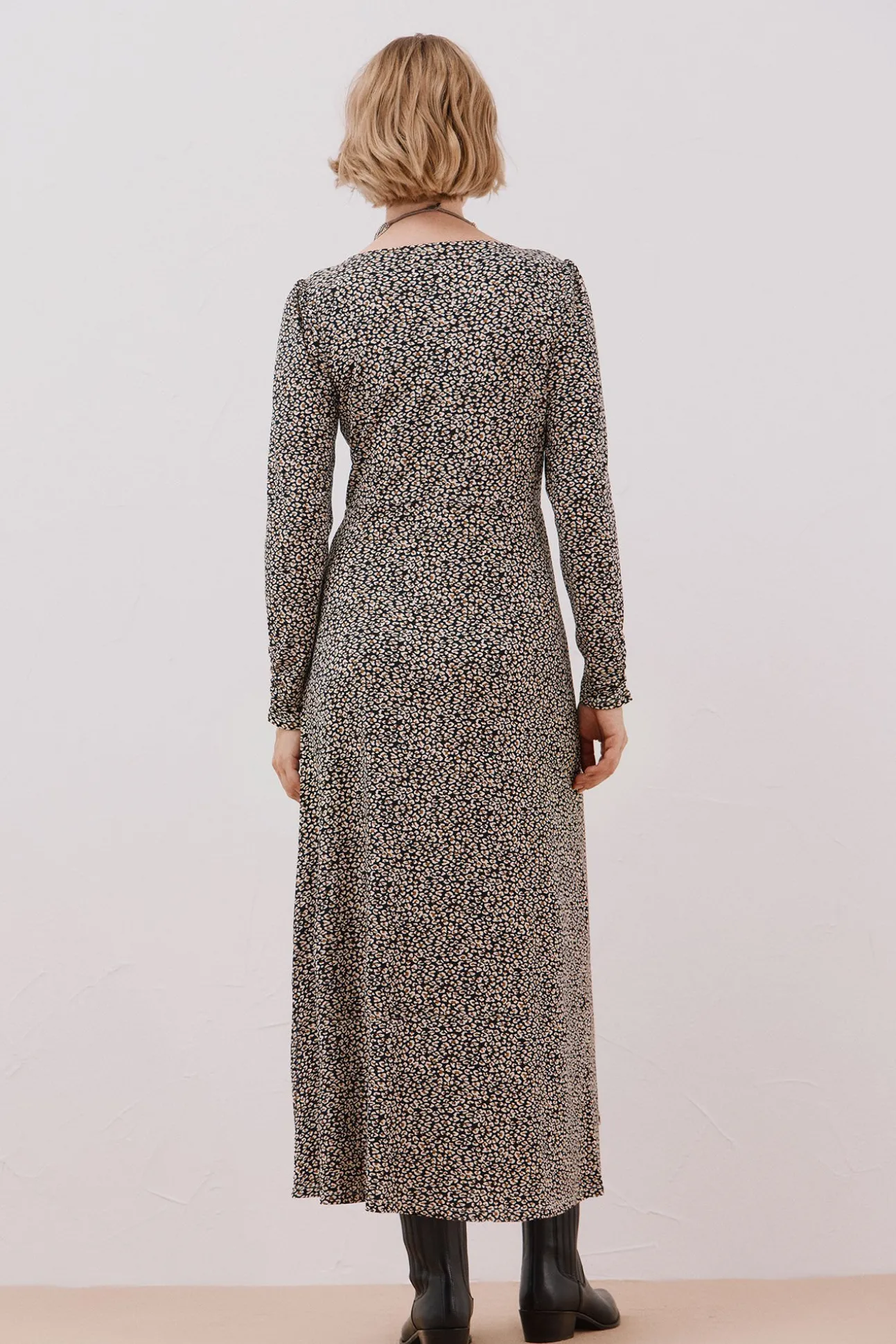 Vestido frunce pecho