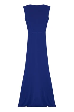 Vestido largo drapeado