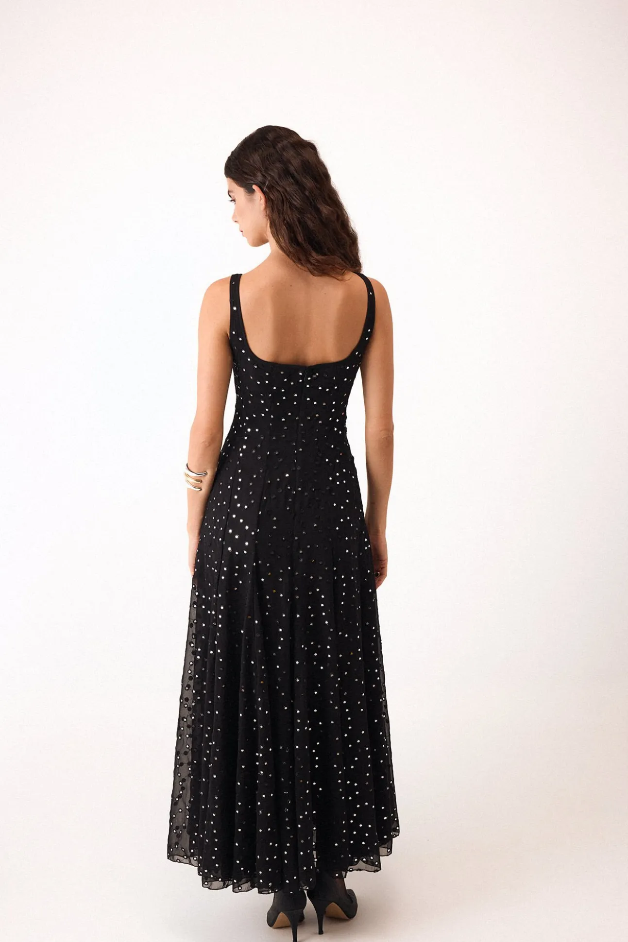 Vestido largo espejos
