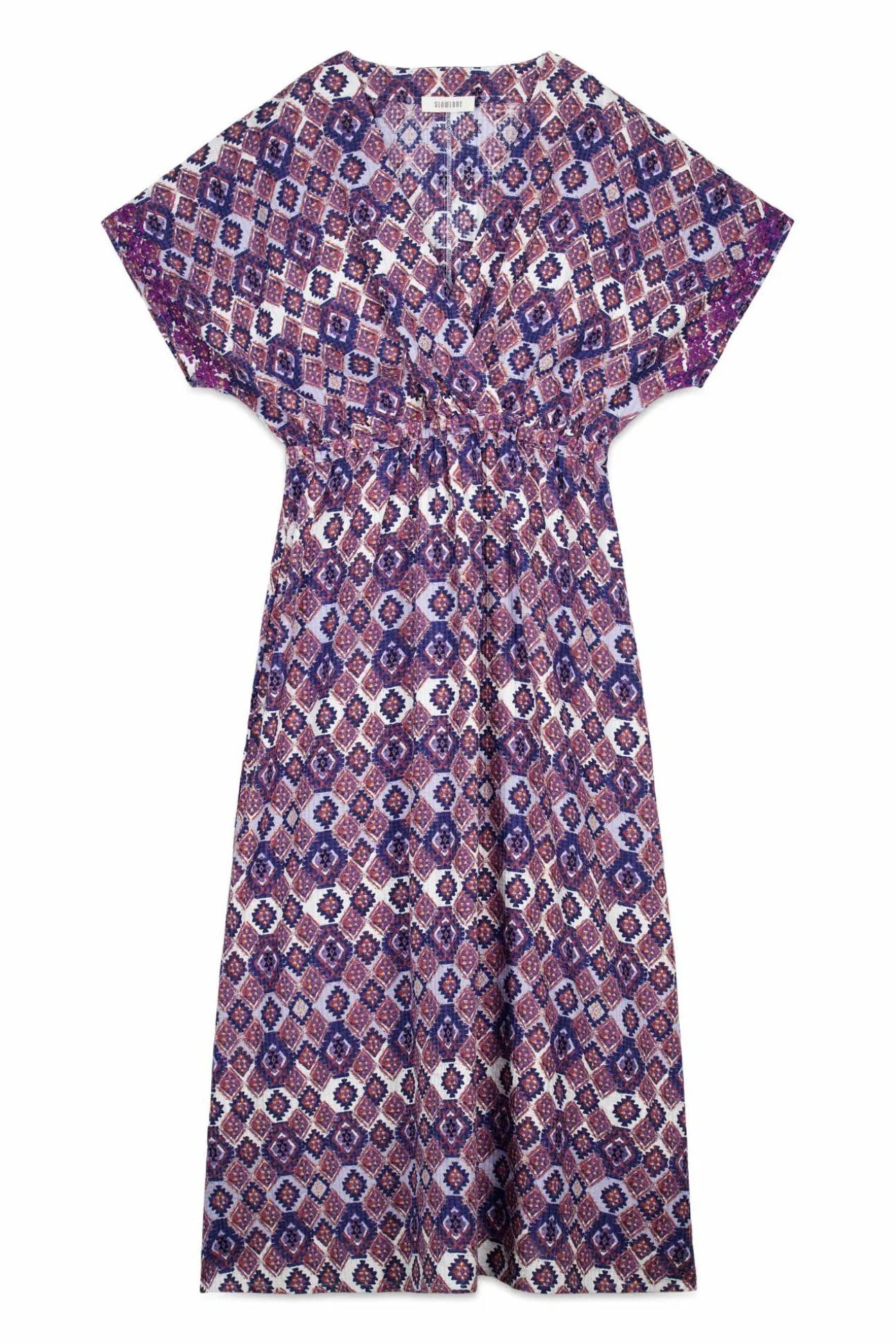 Vestido largo estampado
