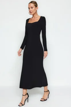Vestido maxi de punto