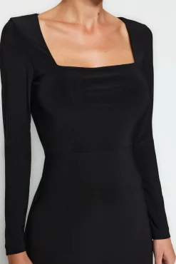 Vestido maxi de punto