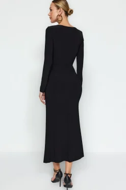 Vestido maxi de punto