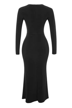 Vestido maxi de punto