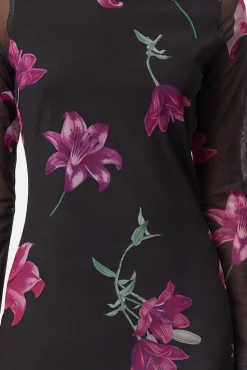 Vestido midi de tul