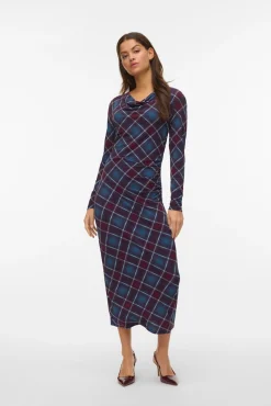 Vestido midi rombos