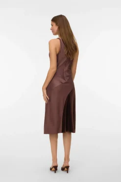 Vestido midi sin mangas