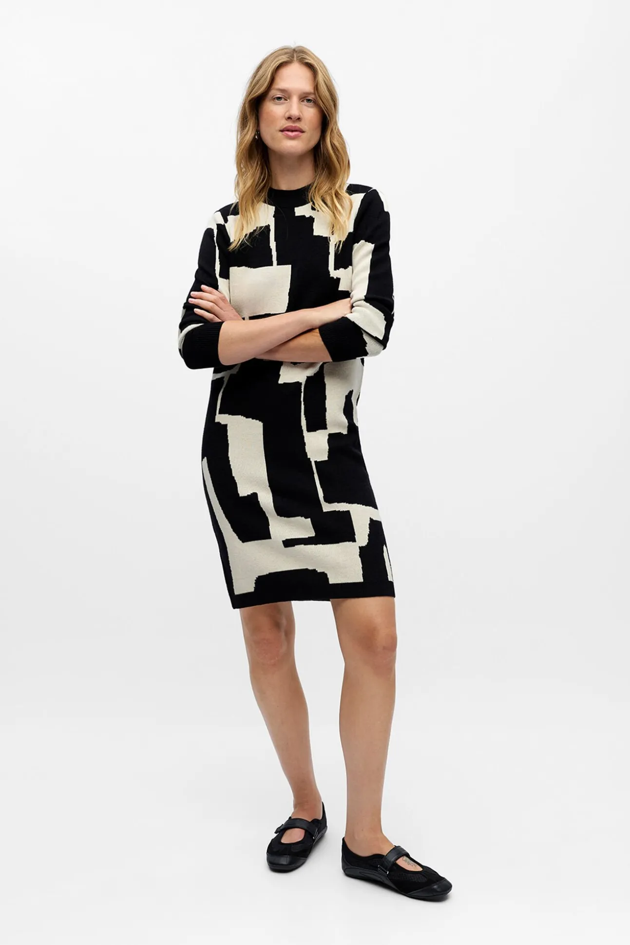 Vestido punto estampado