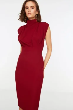 Vestido tubo midi