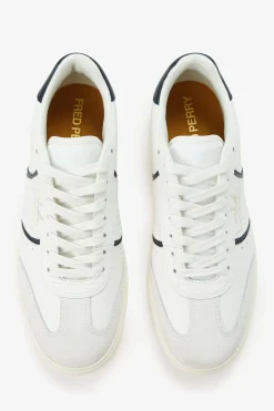 Zapatilla B4 embossed leather/suede