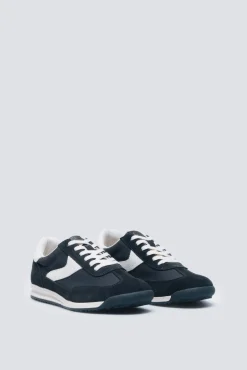 Zapatilla piel estilo retro
