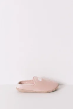Zapatillas casa velour rosa