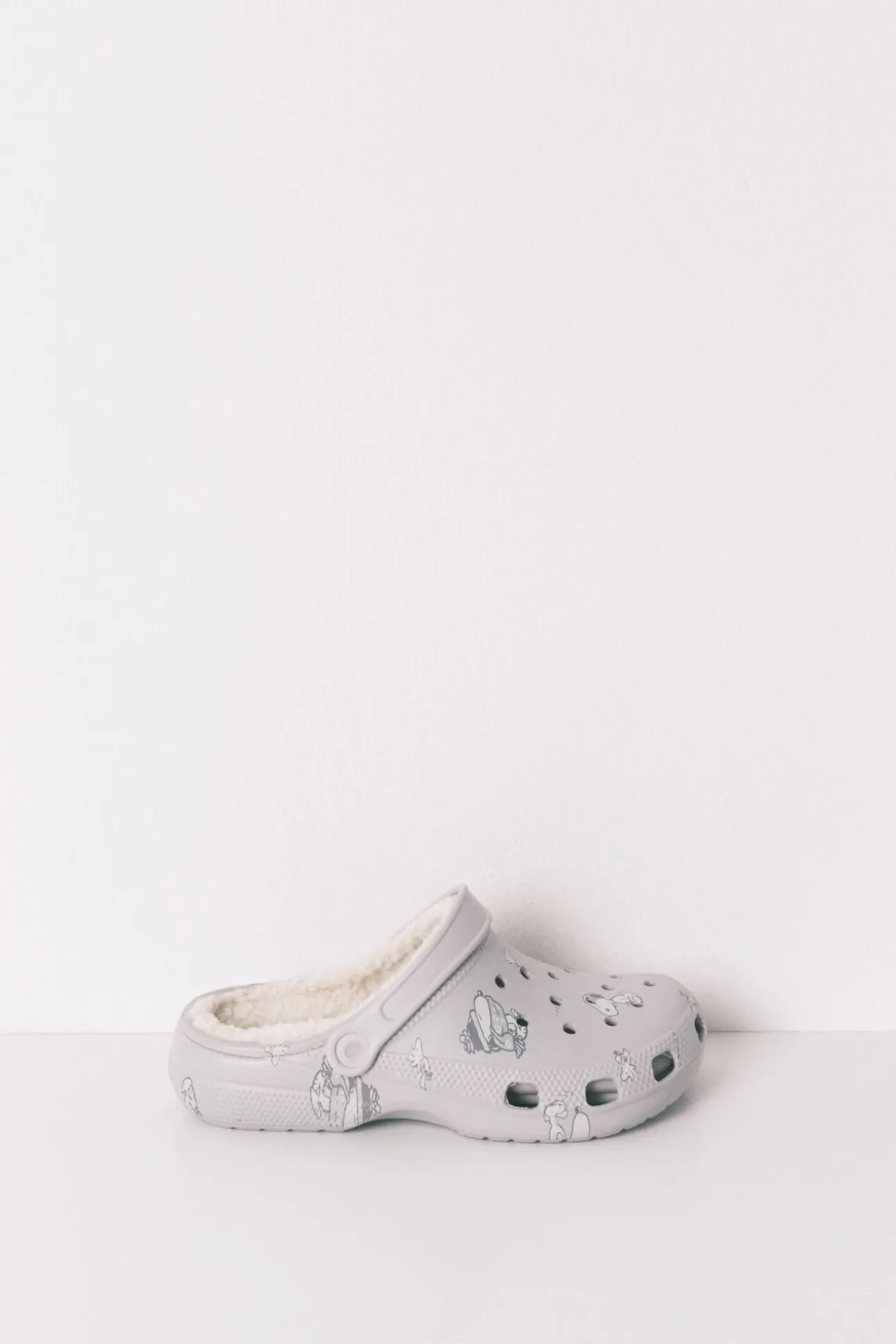 Zapatillas casa zueco borrego Snoopy