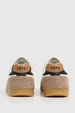Zapatillas con piel