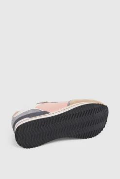 Zapatillas de ante y glitter