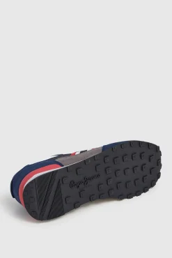 Zapatillas Running Con Detalles En Ante