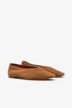 Zapato bailarina piel